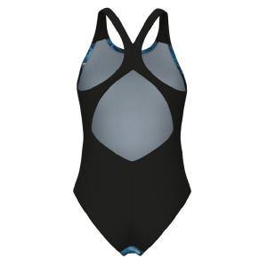 Купальник жіночий BLUE FLOWERS SWIMSUIT V BACK