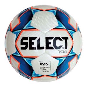 Футзальний м'яч Select Futsal Mimas (IMS) біло-синій Уні 4