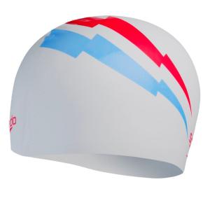 Шапочка для плавання Slogan print Cap au white/blue