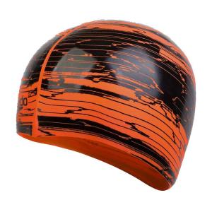 Шапочка для плавання Speedo Slogan Prt Cap Au Black/Orange (8-08385F946)