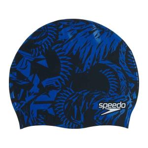 Шапочка для плавання Speedo PRINTED SILICONE CAP AU