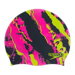 Шапочка для плавання Speedo PRINTED SILICONE CAP AU