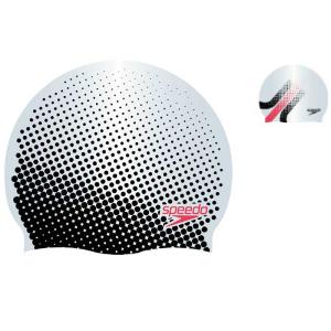 Шапочка для плавання Speedo REV MOUD SILC CAP AU SILVER/BLACK