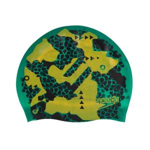 Шапочка для плавання Speedo FLIPTURNS REV SILC CAP AU GREEN/YELLOW