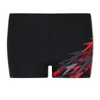 Плавки дитячі MEDLEY LOGO AQUASHORT BLK/RED