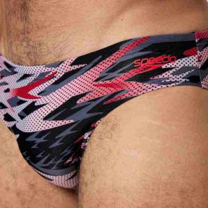 Плавки чоловічі HYPERBOOM PRINT BRIEF 2.5" BLK/RED