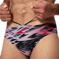 Плавки чоловічі HYPERBOOM PRINT BRIEF 2.5" BLK/RED