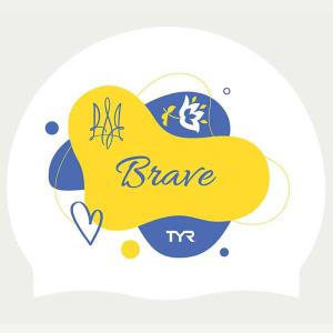 Шапочка для плавання WHITE TYR UA BRAVE