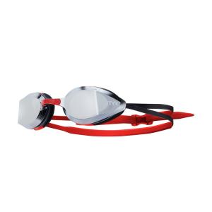 Окуляри для плавання TYR Edge-X Racing Mirrored, Silver/Red (LGEDGM-717)